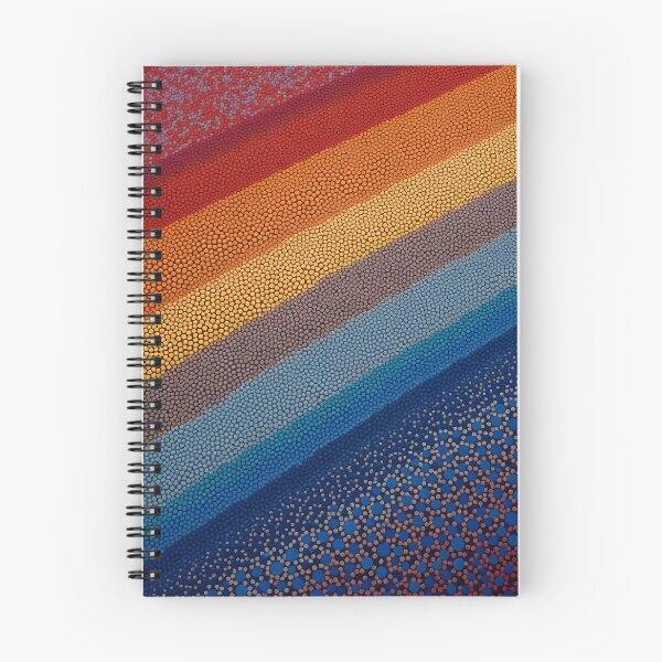 Item preview, Aboriginal Inspired Dot Art - Colorful Sand Lines designed and sold by GrinGalore.