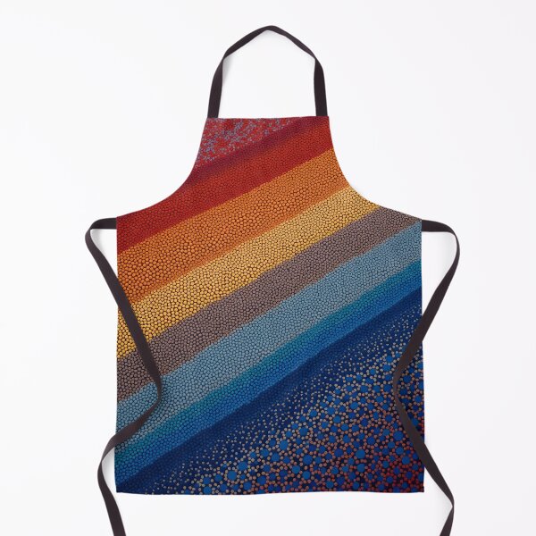 Item preview, Aboriginal Inspired Dot Art - Colorful Sand Lines designed and sold by GrinGalore.