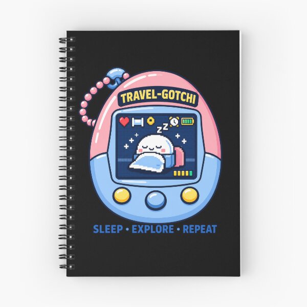 Item preview, Japan Travel Cute Virtual Pet Sleep Explore Repeat designed and sold by TheTrendsDesk.
