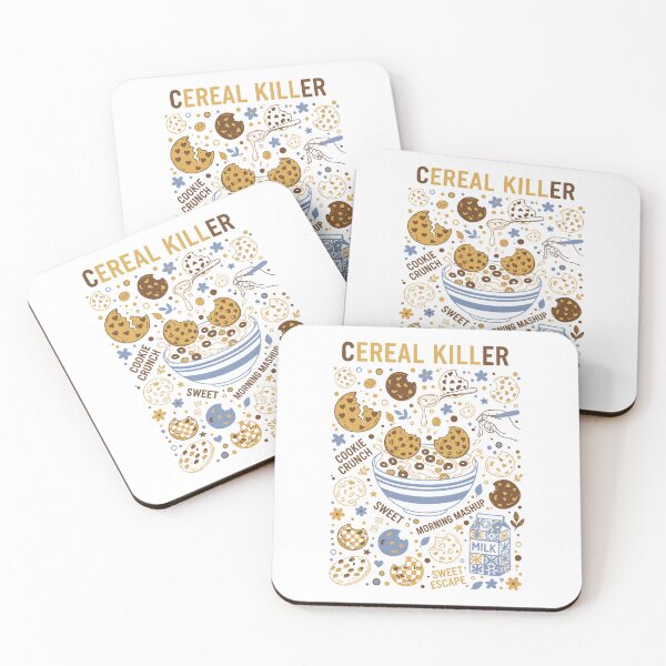 Item preview, Breakfast Cereal Killer Funny Brunch Coffee Food designed and sold by LuminOrb.