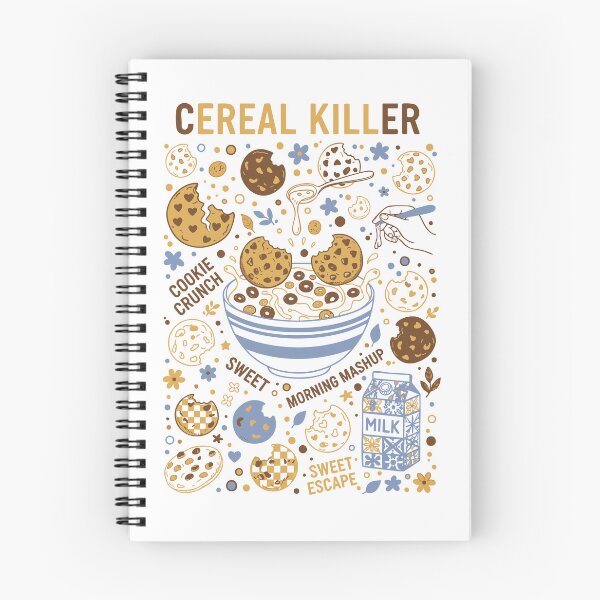 Item preview, Breakfast Cereal Killer Funny Brunch Coffee Food designed and sold by LuminOrb.