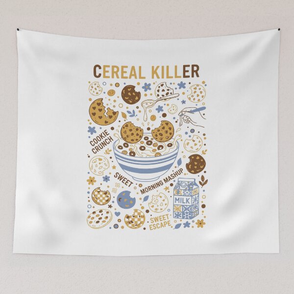 Item preview, Breakfast Cereal Killer Funny Brunch Coffee Food designed and sold by LuminOrb.