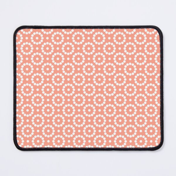 Item preview, Vivid tangerine & white circles designed and sold by Mint + Midnight.
