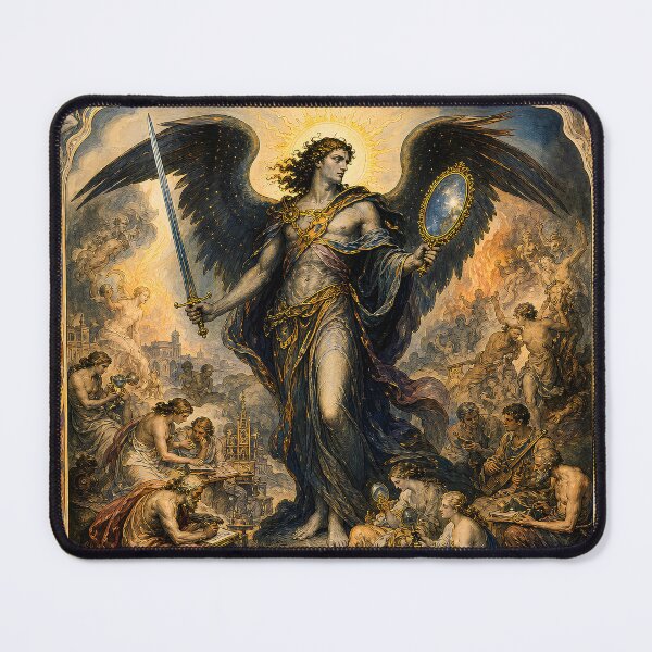Item preview, Azazel the Fallen Watcher | Book of Enoch Angel Mythology Art  designed and sold by Stoneflower-Art.