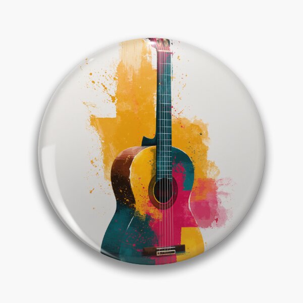 Item preview, classical guitar drawing artwork designed and sold by gut2000.