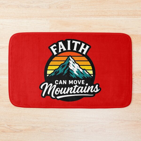 Item preview, Matthew 17:20 Faith Can Move Mountains designed and sold by plushism.