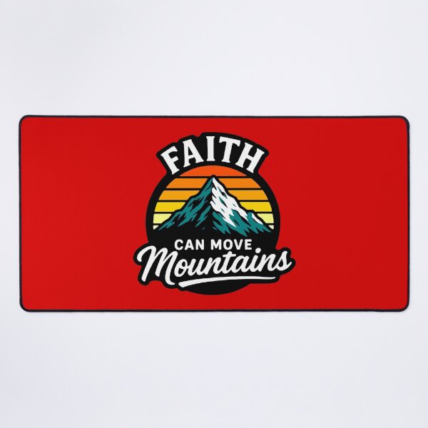 Item preview, Matthew 17:20 Faith Can Move Mountains designed and sold by plushism.