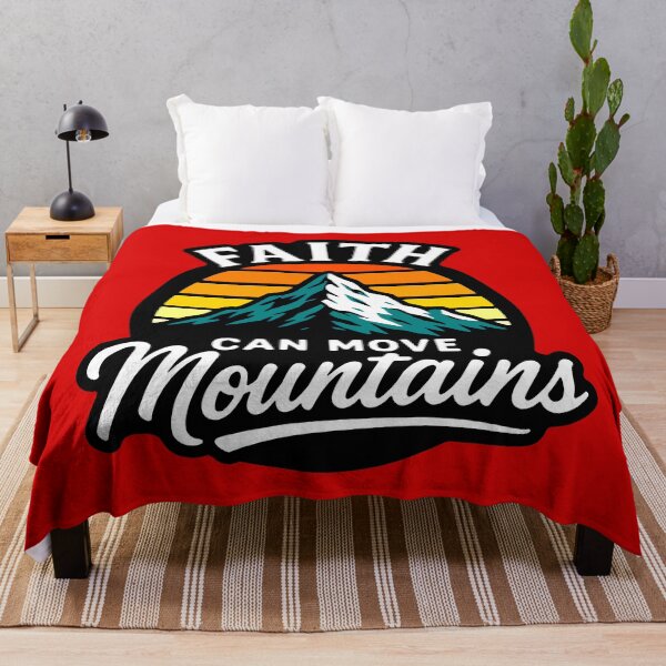 Item preview, Matthew 17:20 Faith Can Move Mountains designed and sold by plushism.