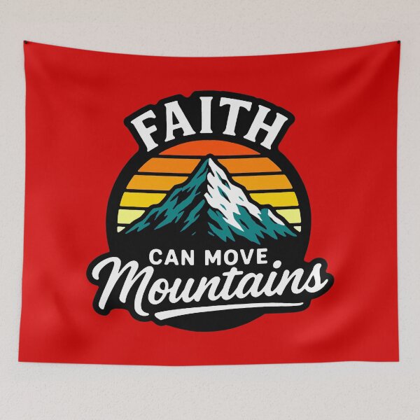 Item preview, Matthew 17:20 Faith Can Move Mountains designed and sold by plushism.