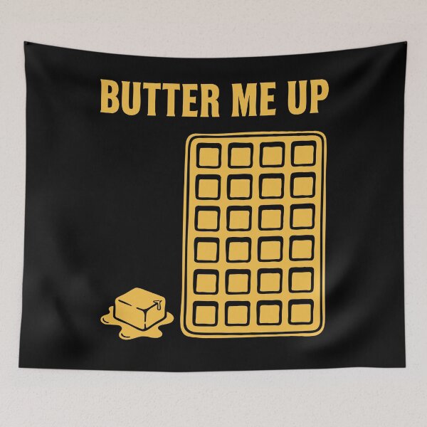 Item preview, Breakfast Butter Me Up Funny Brunch Coffee Pancake designed and sold by LuminOrb.