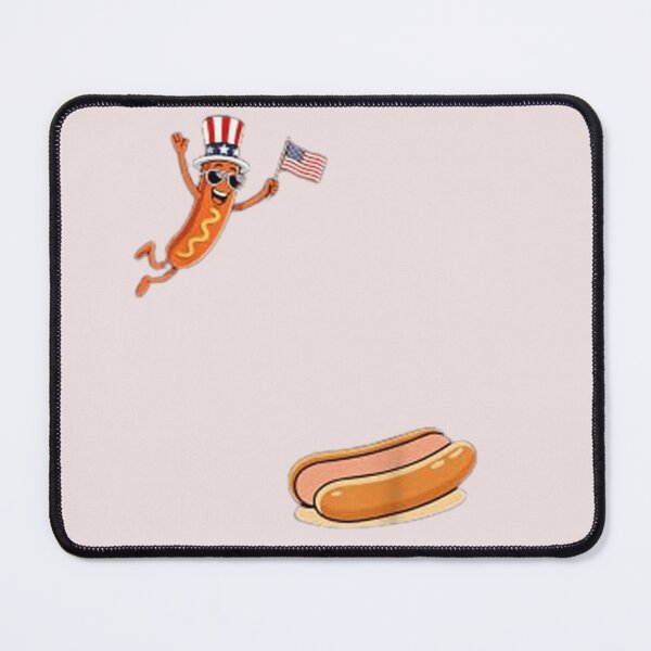 Item preview, Hot Dog Uncle SAm Freedom, Funny 4th of July designed and sold by fangirloverjesu.