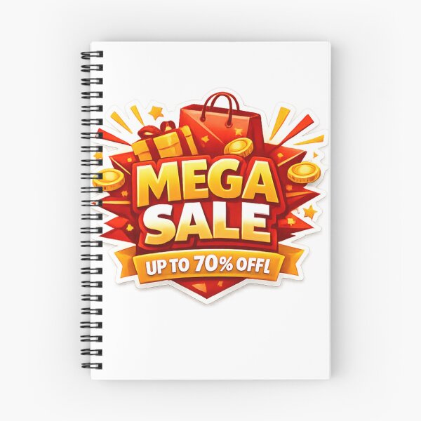 Item preview, Mega Sale – Up to 70% Off Shopping Sticker designed and sold by Jyotisima8929.