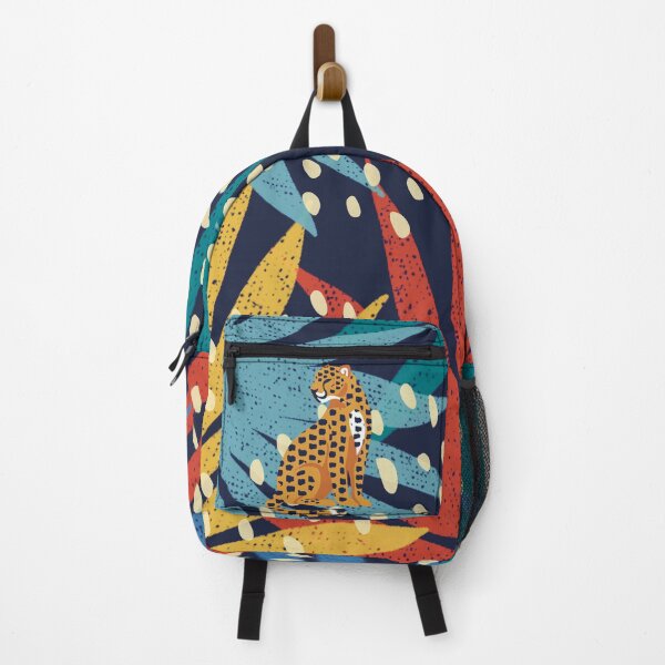 Item preview, Leopard in Tropical Botanical Jungle designed and sold by IvysCreativityHouse.