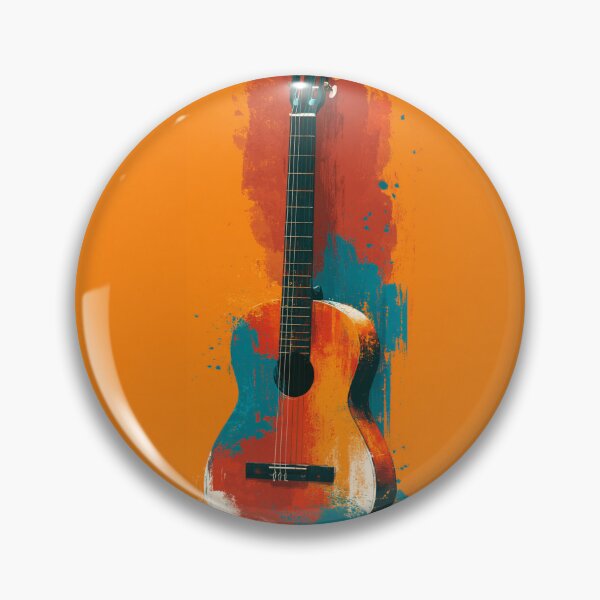 Item preview, classical guitar drawing artwork designed and sold by gut2000.