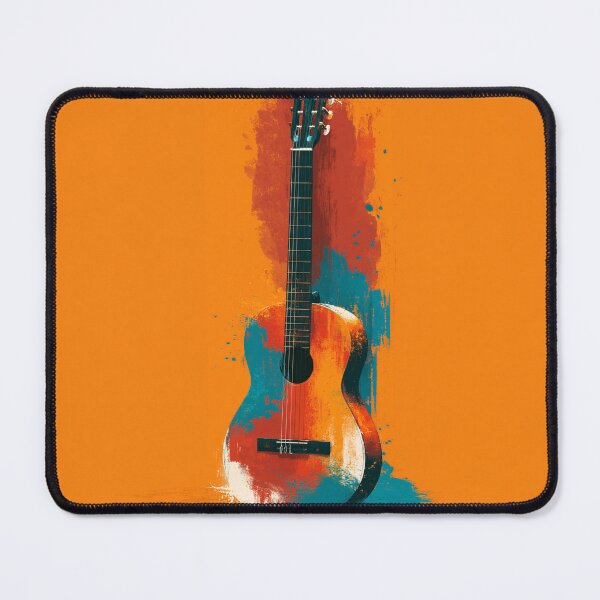 Item preview, classical guitar drawing artwork designed and sold by gut2000.