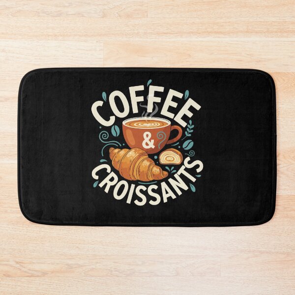 Item preview, Breakfast Funny Coffee Croissants Brunch Pancake designed and sold by LuminOrb.