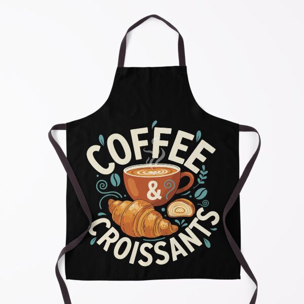 Item preview, Breakfast Funny Coffee Croissants Brunch Pancake designed and sold by LuminOrb.