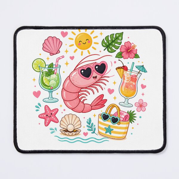 Item preview, Kawaii summer schrimp designed and sold by Tiny-Love ⭐⭐⭐⭐⭐.