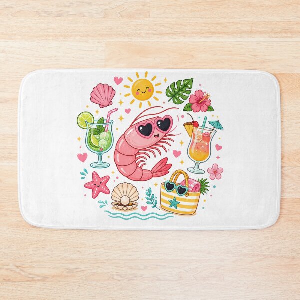 Item preview, Kawaii summer schrimp designed and sold by Tiny-Love ⭐⭐⭐⭐⭐.