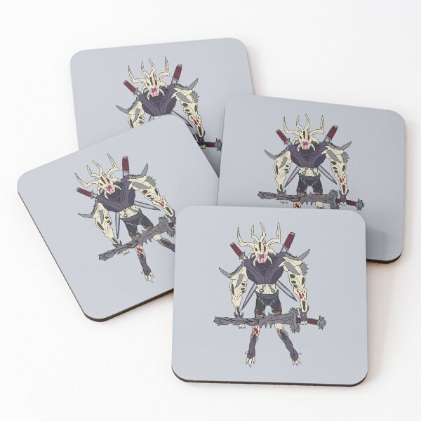Item preview, Horned Skeleton Beast, Dark Fantasy Monster Art designed and sold by SketchyBeasts.