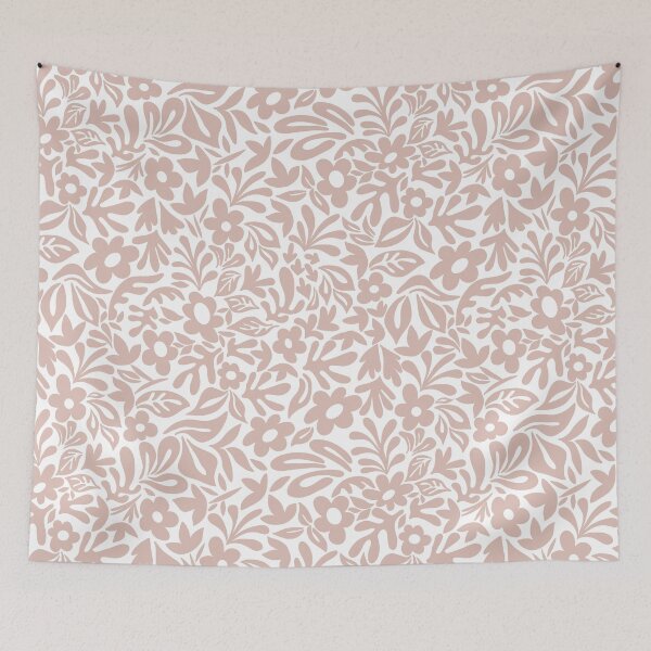 Item preview, Minimalist Core - White Dusty Rose designed and sold by Fabricatemyart.