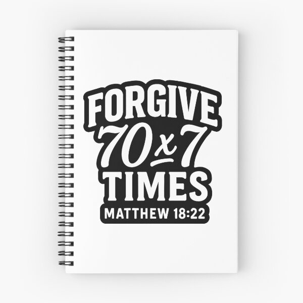Item preview, Matthew 18:22 Forgive 70 x 7 Times designed and sold by plushism.