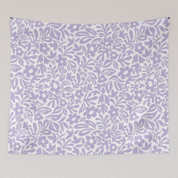 Item preview, Minimalist Core - White Lavender Gray designed and sold by Fabricatemyart.