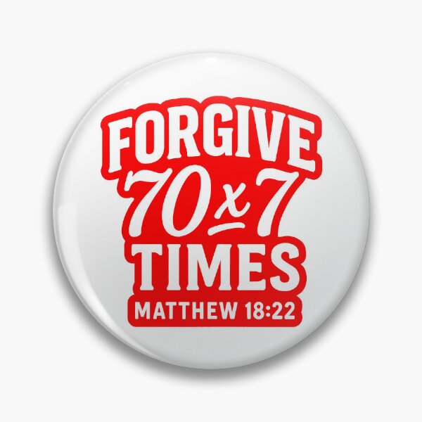 Item preview, Matthew 18:22 Forgive 70 x 7 Times designed and sold by plushism.