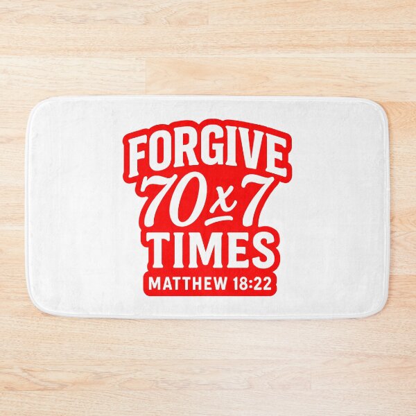 Item preview, Matthew 18:22 Forgive 70 x 7 Times designed and sold by plushism.