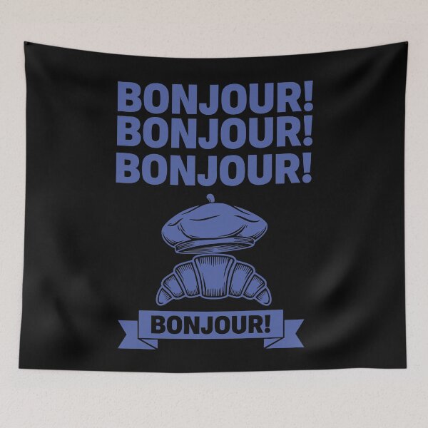 Item preview, Breakfast brunch coffee bacon food BONJOUR second designed and sold by LuminOrb.