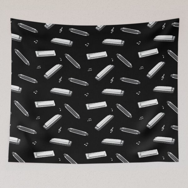 Item preview, Harmonica Mouth Organ Pattern designed and sold by CreativeBridge.