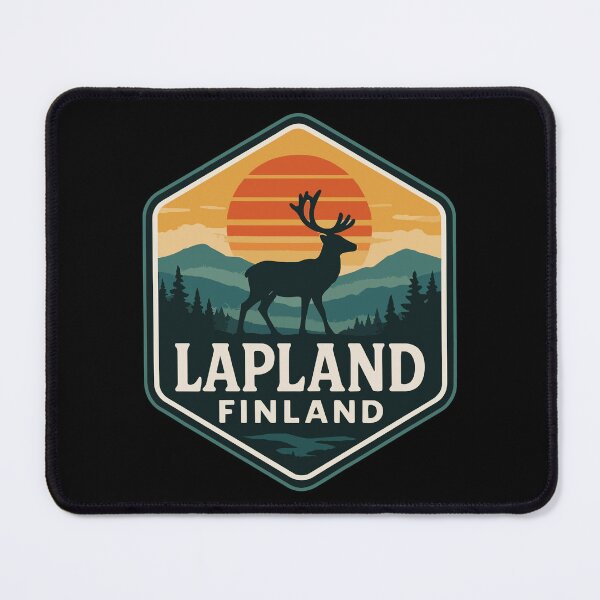 Item preview, Lapland Finland Retro Travel designed and sold by TomFrontierArt.