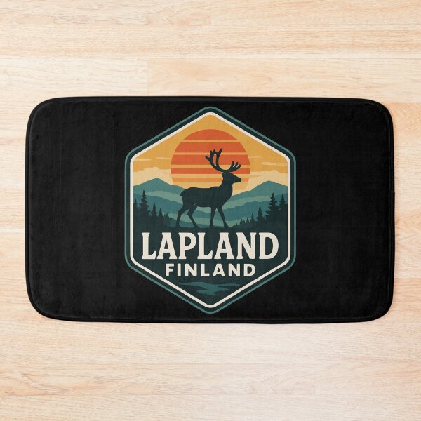 Item preview, Lapland Finland Retro Travel designed and sold by TomFrontierArt.