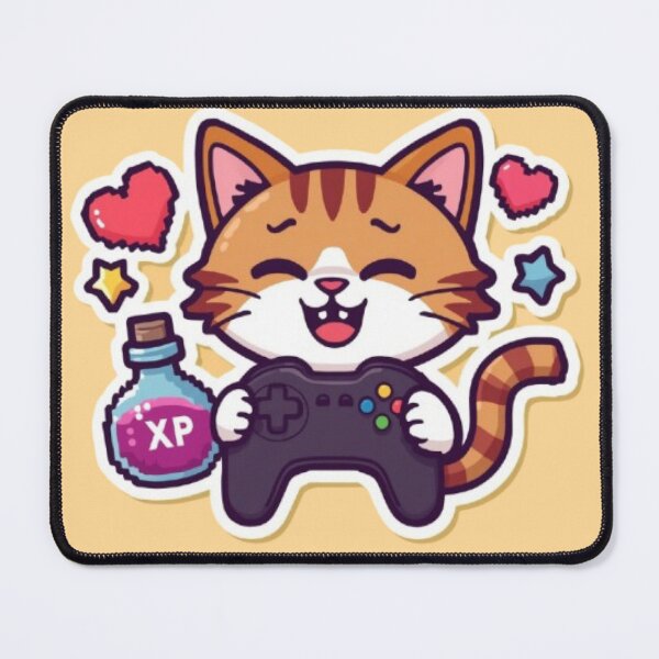 Item preview, AFK Cat Gaming Sticker designed and sold by Stylestickers55.
