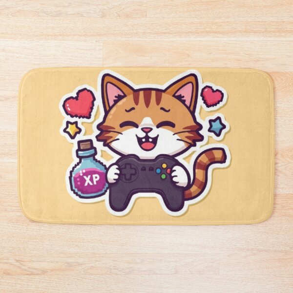 Artikelvorschau, AFK Cat Gaming Sticker entworfen und verkauft von Stylestickers55.