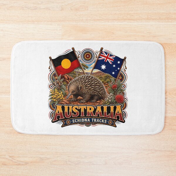 Item preview, Australia Country Connection – Aboriginal-Inspired Map Design designed and sold by Holiday-Hunter.