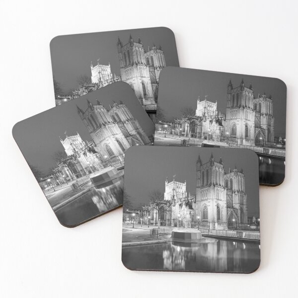 Item preview, Black and white photograph of Bristol Cathedral designed and sold by Craig Joiner.