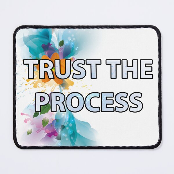 Item preview, Trust The Process Motivational Typography Design designed and sold by Azza-Mahmoud.