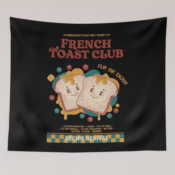 Item preview, Breakfast French Toast Club Funny Brunch Coffee designed and sold by LuminOrb.