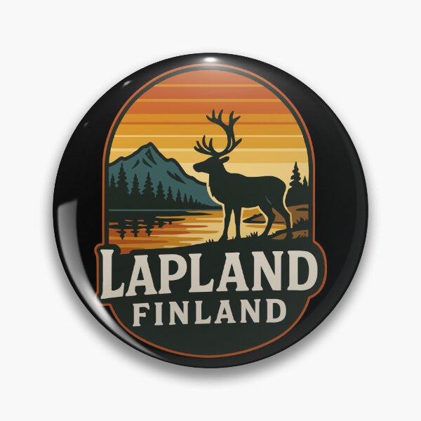 Item preview, Lapland Finland Retro Vintage Travel designed and sold by TomFrontierArt.