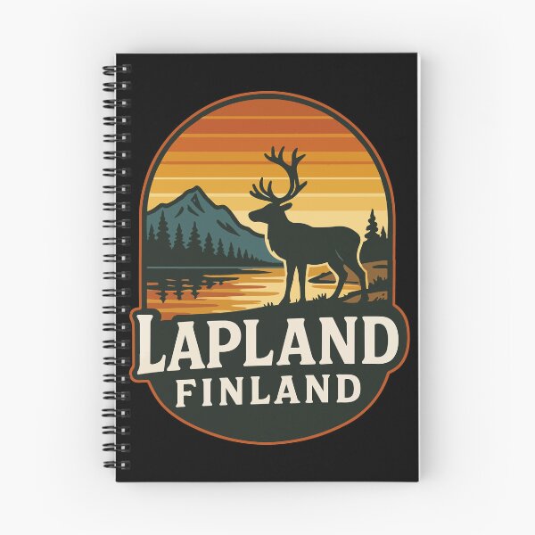 Item preview, Lapland Finland Retro Vintage Travel designed and sold by TomFrontierArt.