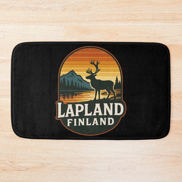 Item preview, Lapland Finland Retro Vintage Travel designed and sold by TomFrontierArt.