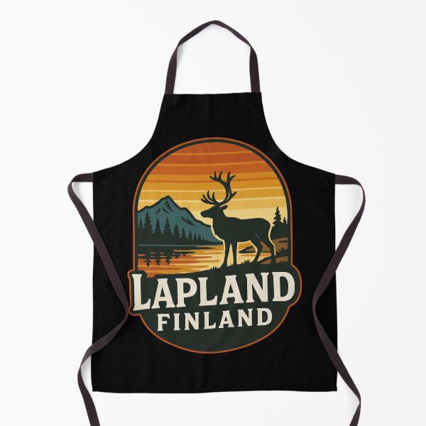 Item preview, Lapland Finland Retro Vintage Travel designed and sold by TomFrontierArt.