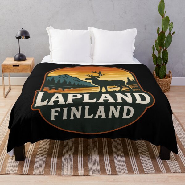 Item preview, Lapland Finland Retro Vintage Travel designed and sold by TomFrontierArt.