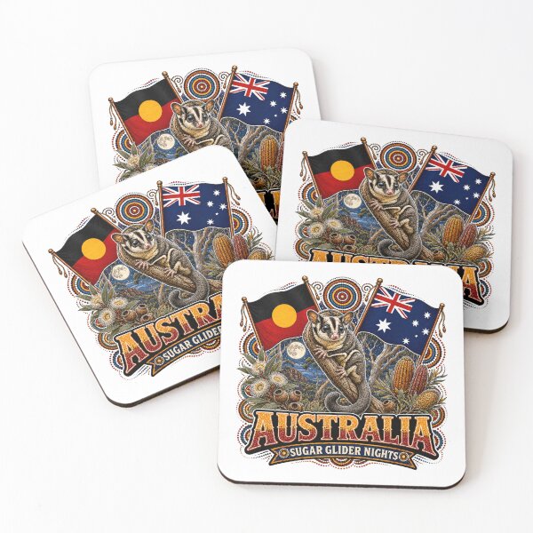 Item preview, Australia Cultural Colours – Aboriginal-Inspired Map Design designed and sold by Holiday-Hunter.