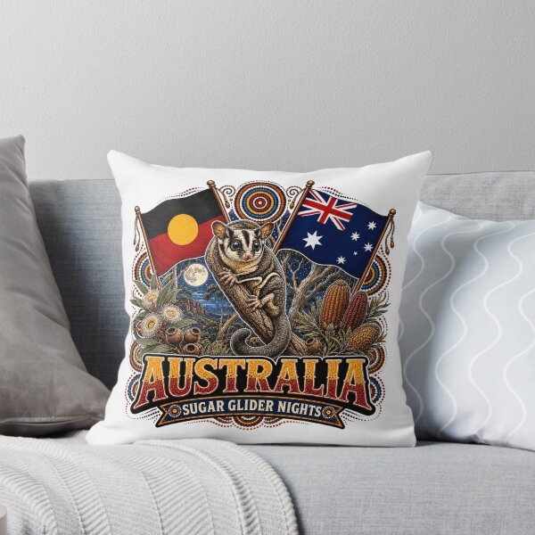 Item preview, Australia Cultural Colours – Aboriginal-Inspired Map Design designed and sold by Holiday-Hunter.
