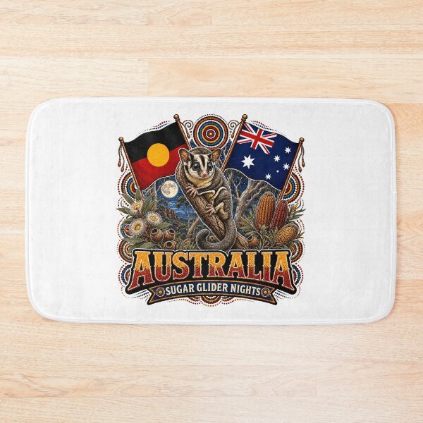 Item preview, Australia Cultural Colours – Aboriginal-Inspired Map Design designed and sold by Holiday-Hunter.
