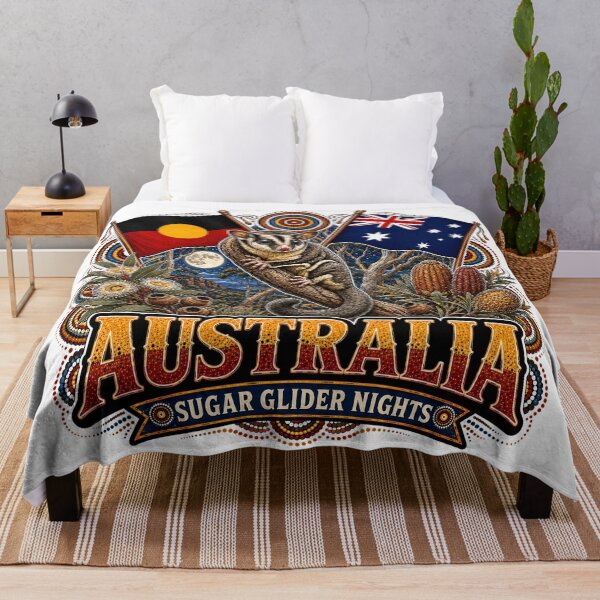 Item preview, Australia Cultural Colours – Aboriginal-Inspired Map Design designed and sold by Holiday-Hunter.