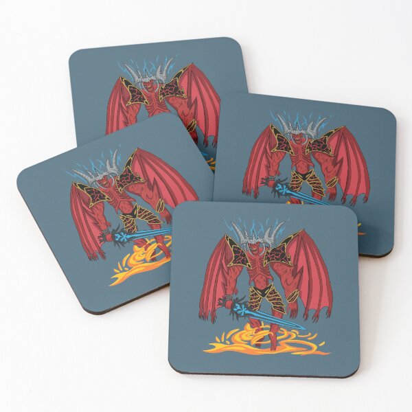 Item preview, Red Demon King, Fantasy Monster Warrior Art designed and sold by SketchyBeasts.
