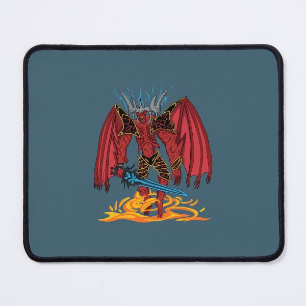 Item preview, Red Demon King, Fantasy Monster Warrior Art designed and sold by SketchyBeasts.